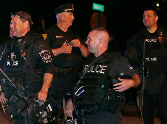 Happy Cops, Watertown, Boston bombing Happy Cops, Watertown, Boston bombing